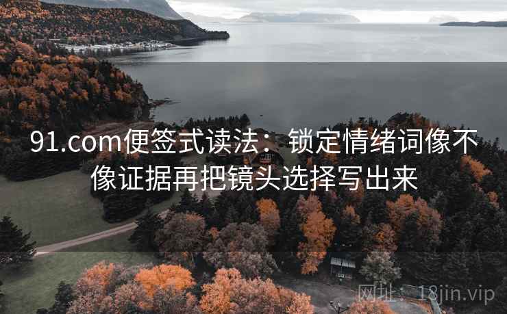 91.com便签式读法:锁定情绪词像不像证据再把镜头选择写出来
